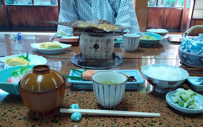 Desayuno tradicional japonés
